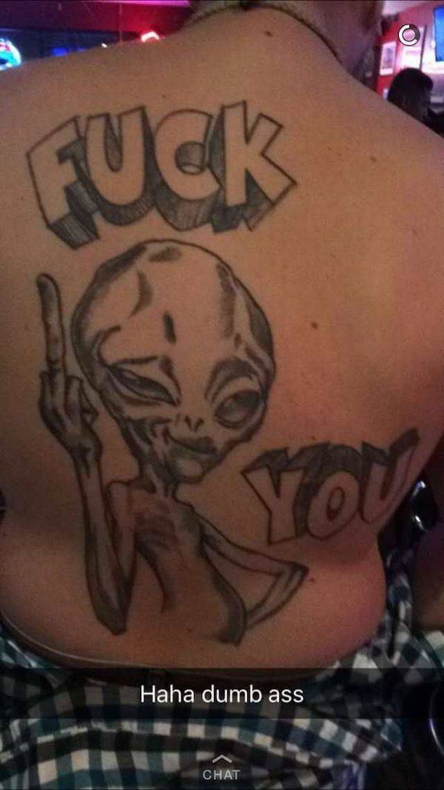 tattoo - Fuck Haha dumb ass Chat