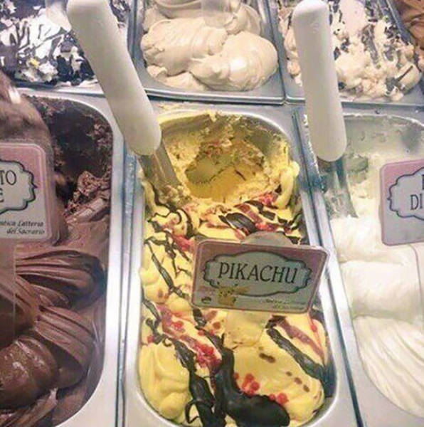 pikachu ice cream meme
