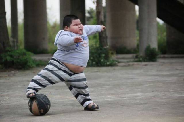 fat chinese kid