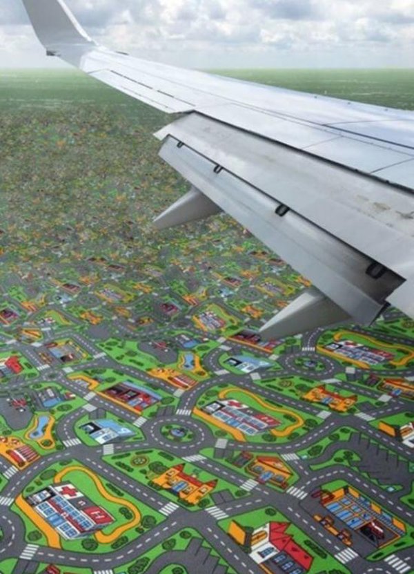 airplane view meme