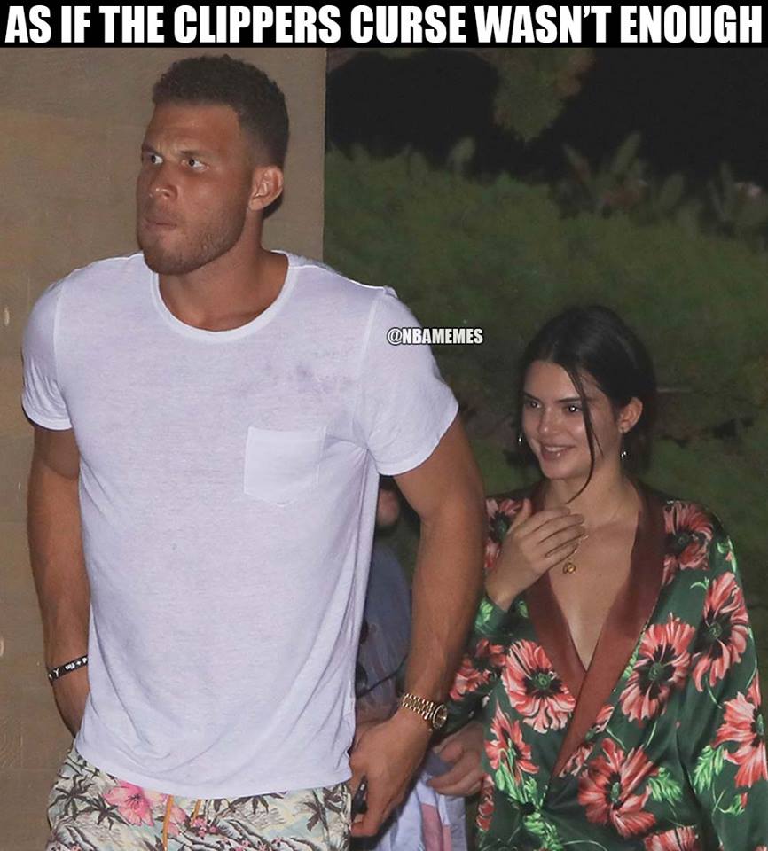 random pic kendall jenner blake griffin - As If The Clippers Curse Wasn'T Enough