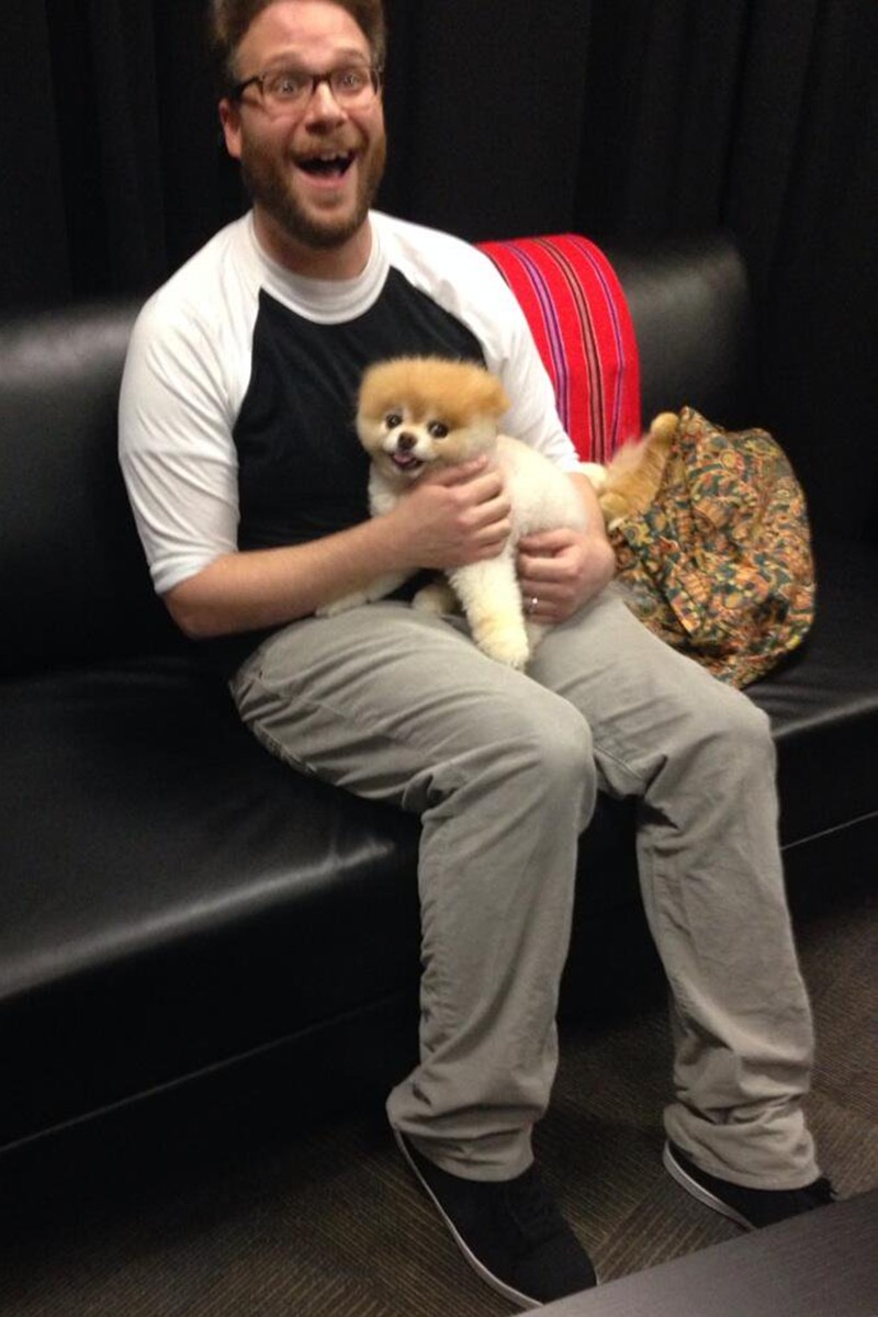 random pic seth rogen and boo