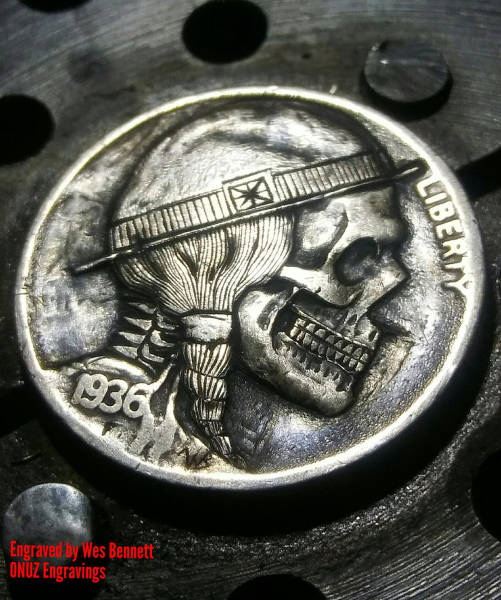 random pic coin - Liberty Engraved by Wes Bennett Onuz Engravings