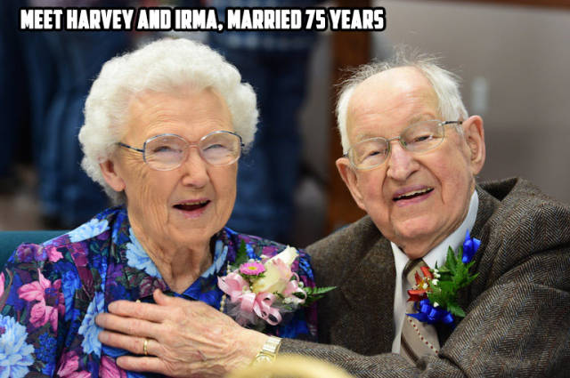 random pic harvey and irma old couple - Meet Harvey And Irma, Married 75 Years