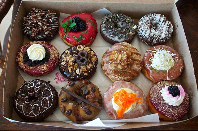 box of the most delicious donuts you have ever seen