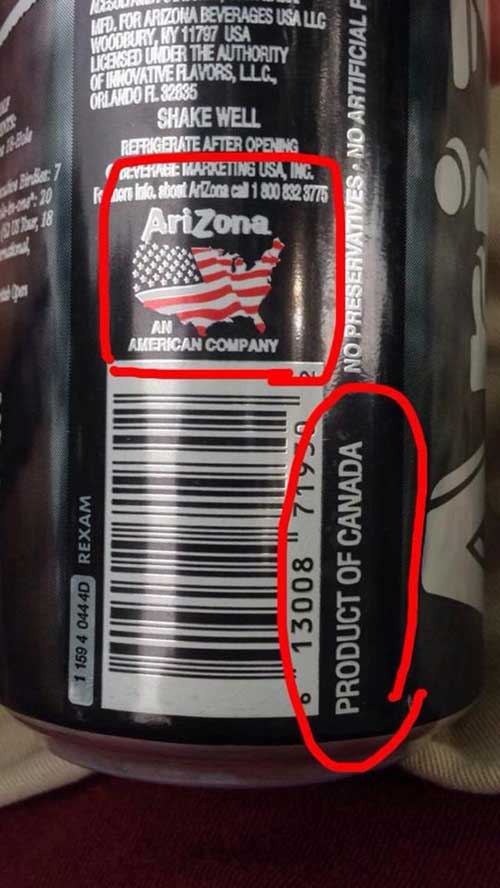 made in america funny - Unul For Arizona Beverages Usa Uc Woodrury, Ny 11797 Usa Ted Under The Authority Of Lovativer Lavors, Llc Orlando R82885 Shake Well Refrigerate After Opening Revestige Wahreting Usa, Inc more info. sbon Zone al 1 800 828775 No Pres