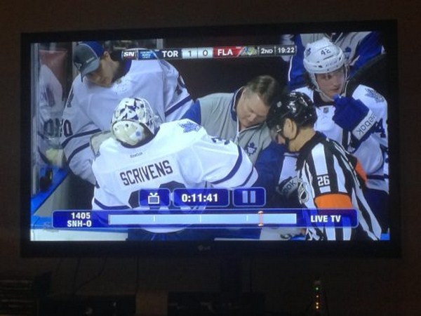 Funny inspection by Coach and NHL ref