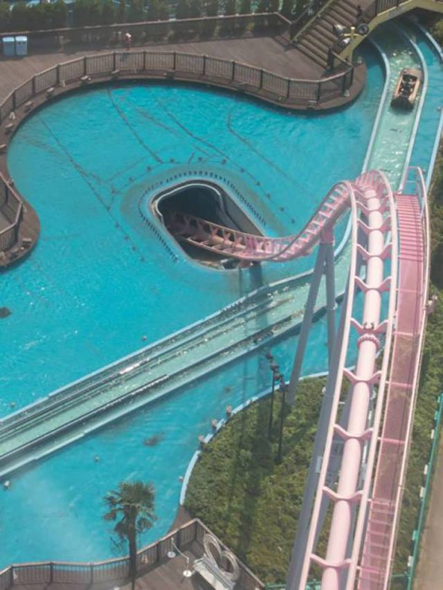 dubai underwater roller coaster