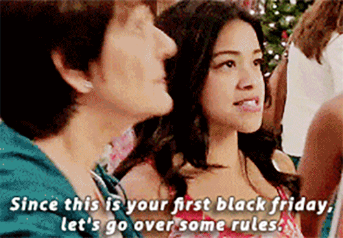 jane the virgin black friday gif - Since this is your first black friday, let's go over some rules