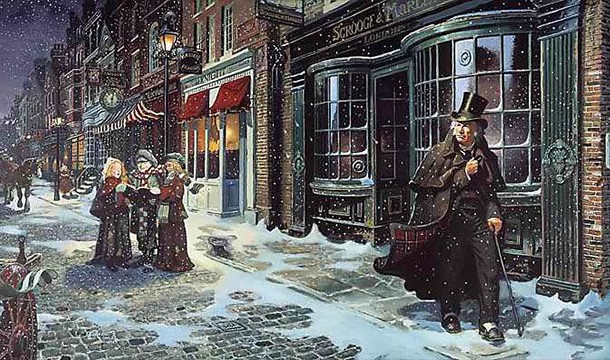 In 1867, a Boston industrialist heard Charles Dickens read A Christmas Carol and was so moved he closed his factory on Christmas Day and gave every one of his employees a turkey