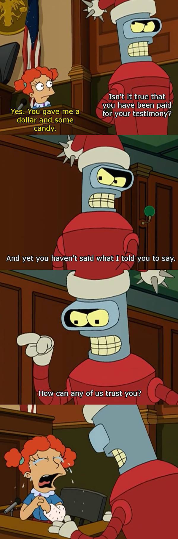 Bender Is So F**king Callously Funny