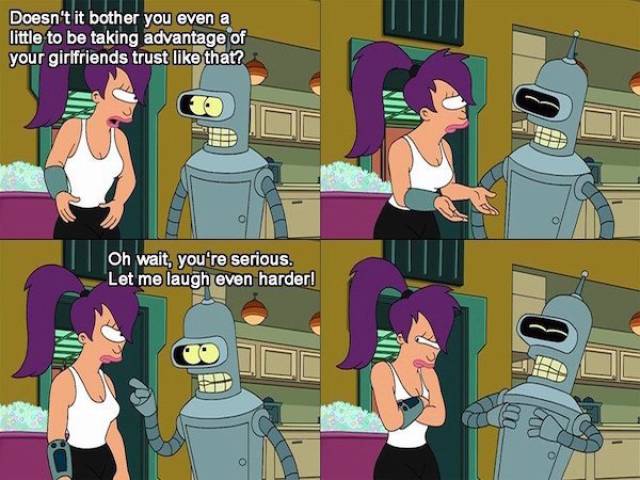 Bender Is So F**king Callously Funny