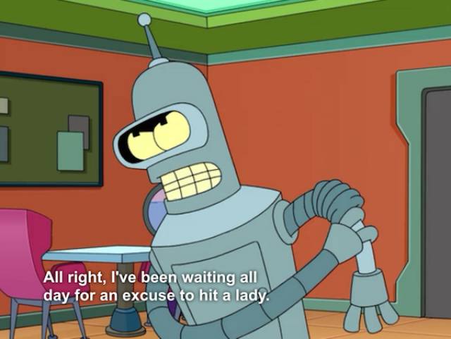 Bender Is So F**king Callously Funny