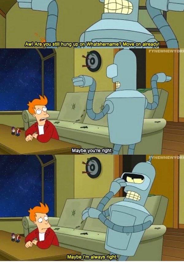 Bender Is So F**king Callously Funny