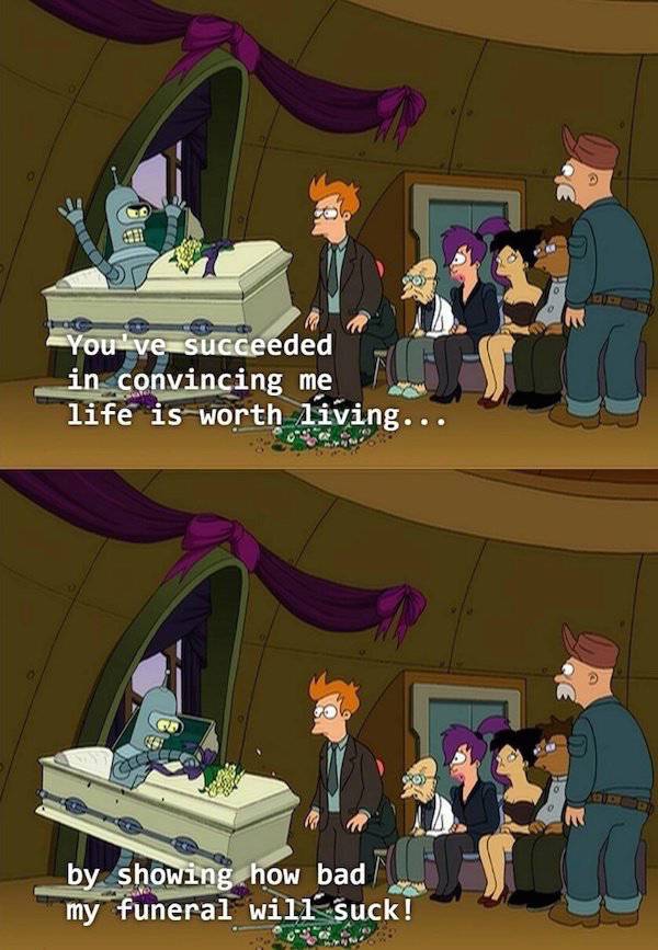 Bender Is So F**king Callously Funny