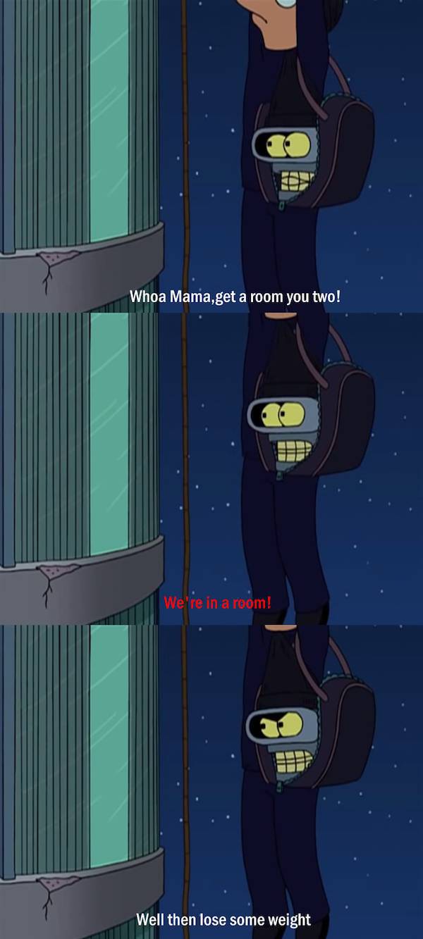 Bender Is So F**king Callously Funny