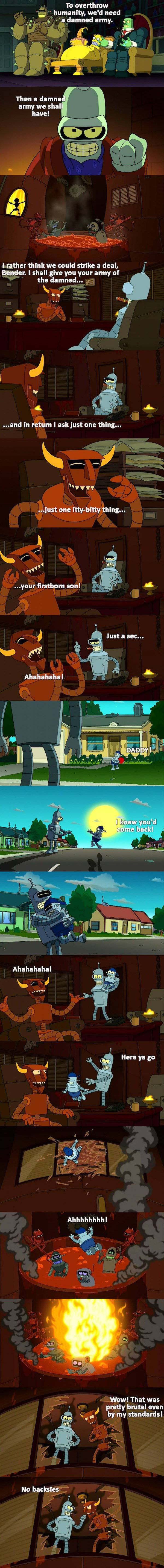 Bender Is So F**king Callously Funny