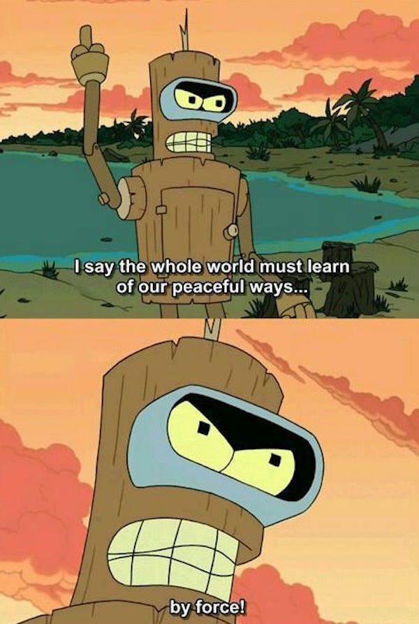 Bender Is So F**king Callously Funny