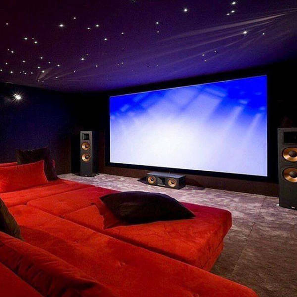 random luxurious home cinema