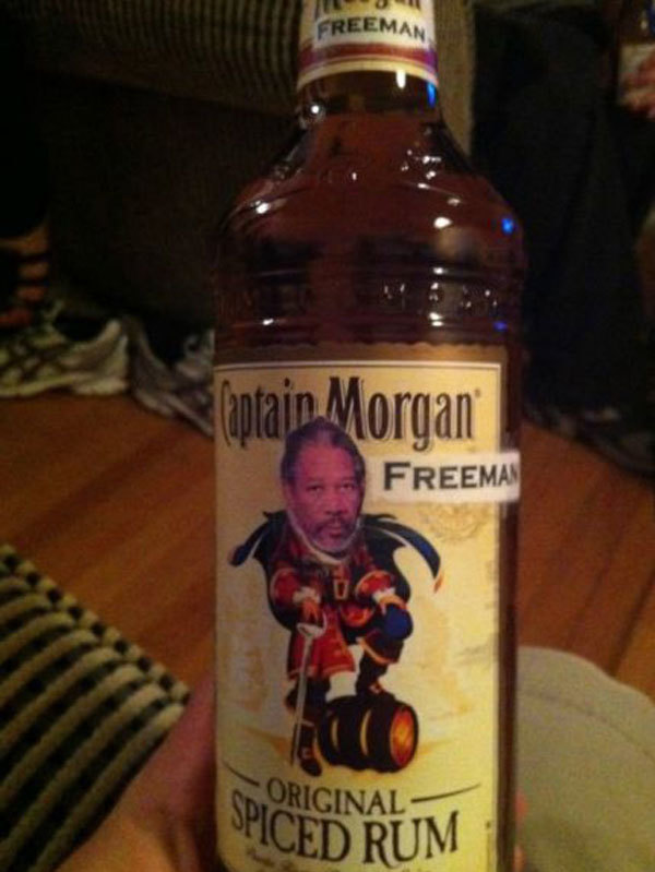 captain morgan funny - Freeman aptain Morgan Freeman ChORIGINAL Piced Rum