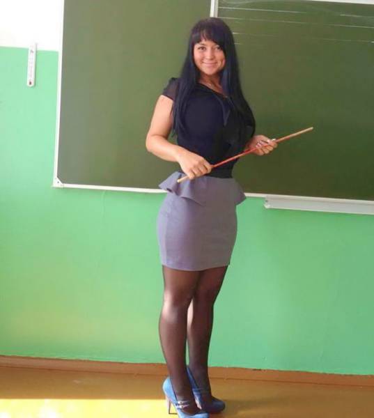 In Russia The Hot Teachers School You!
