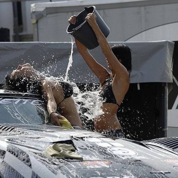 bikini car wash meme