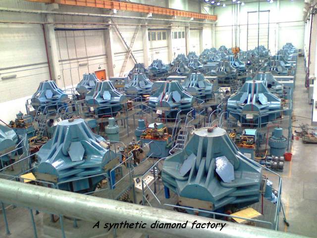 synthetic diamond factory - A synthetic diamond factory