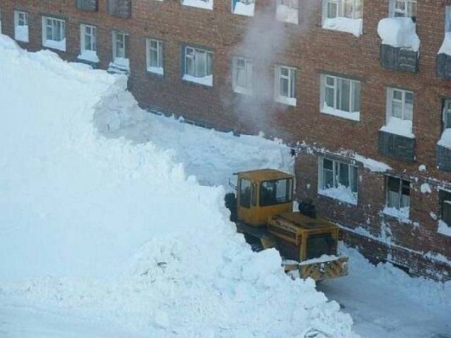 fascinating photo big snow in russia