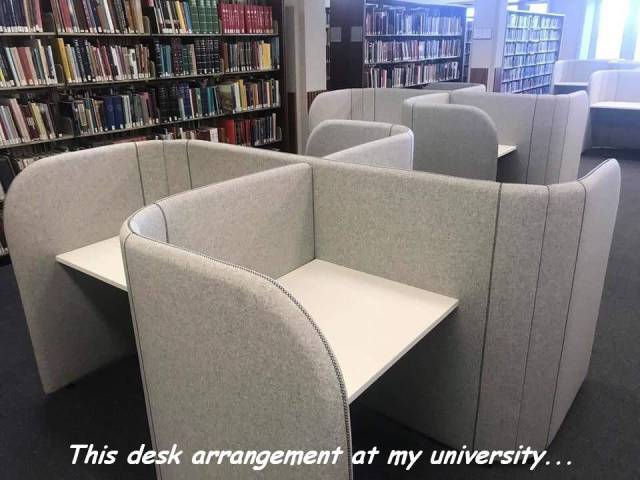 concentration desk - Una Till This desk arrangement at my university...