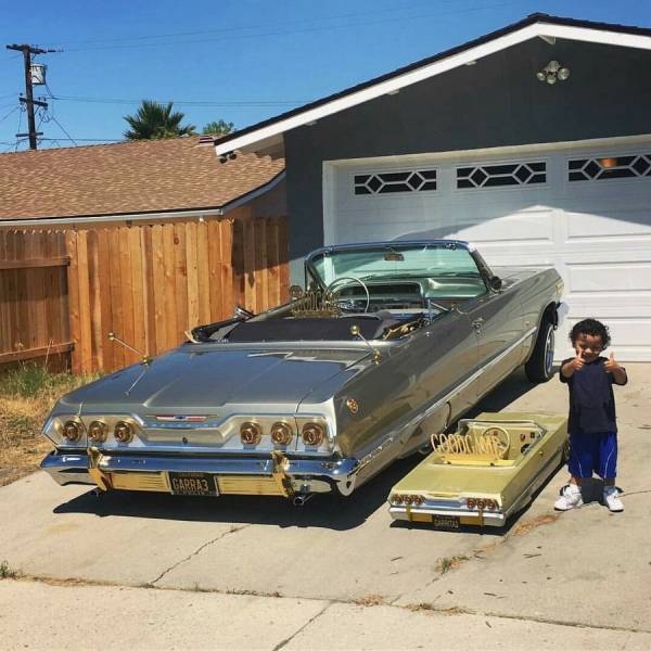 father and son lowrider