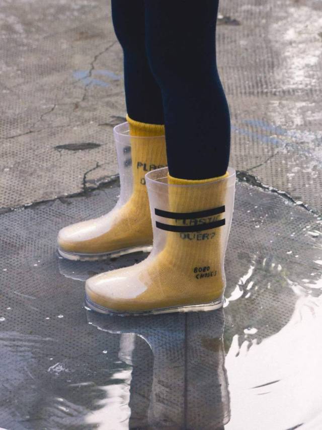 transparent rain boots kids - 8070 Cwuj