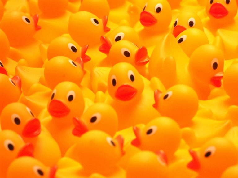The Origin Of Rubber Ducks-A whole Wikipedia page is dedicated to the history of rubber ducks, including its induction into the Toy Hall of Fame in 2013. Onya rubber ducky.
