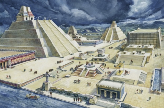 Human sacrifice was a common practice among the Aztecs.Over 20,000 people were sacrificed at the ancient temple of Tenochtitlán.