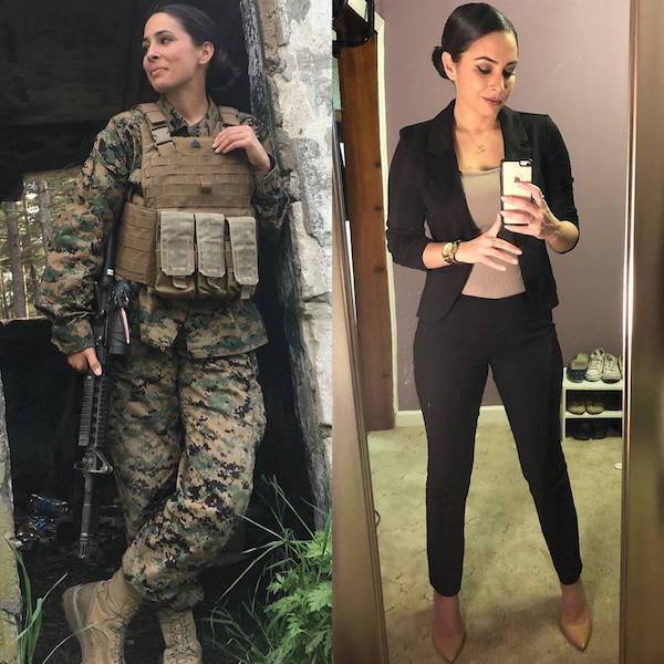 Military women uniform