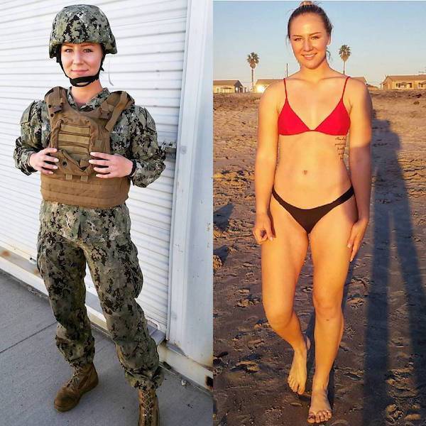 25 Woman Who Looking Great In and Out of Uniform