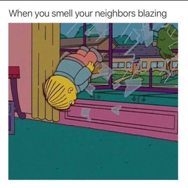 ralph meme window - When you smell your neighbors blazing