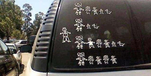 Utah-Yes, there’s more to Utah than alleged polygamy.

But when you see cars driving around like this apparently repopulating the state one randy man at a time, you know it’s going to make the list.