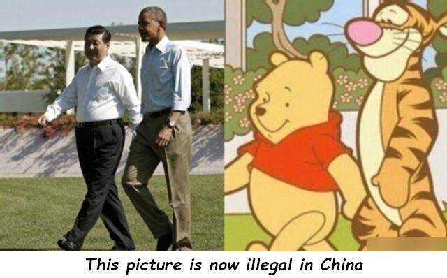 xi jinping obama walking - This picture is now illegal in China
