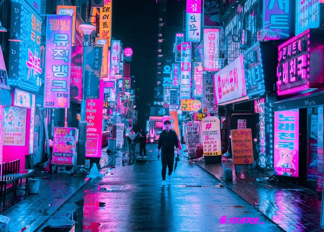 neon cyberpunk