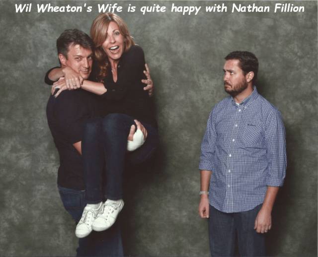 anne wheaton nathan fillion - Wil Wheaton's Wife is quite happy with Nathan Fillion