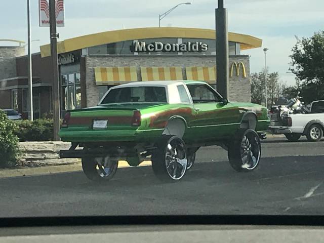 full size car - 5 McDonald's