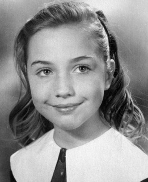 Schoolgirl Hillary Clinton