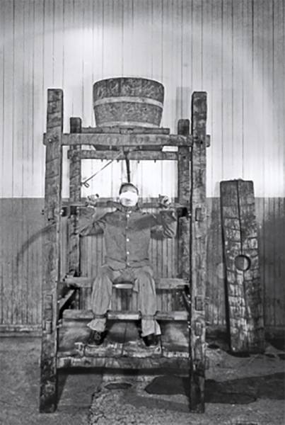 Water Torture

Used during the Spanish Inquisition, water torture isn’t painful so much as psychologically damaging. The victim would be strapped to a chair where tiny droplets of water would fall on their forehead. Over a long period of time, the anxiety and stress would break the strongest person. MythBusters tested it out and concluded its effectiveness.