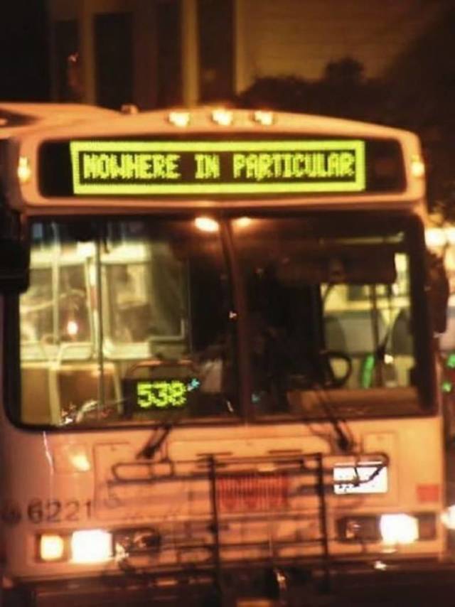 funny bus signs - Nowhere In Particular 6221