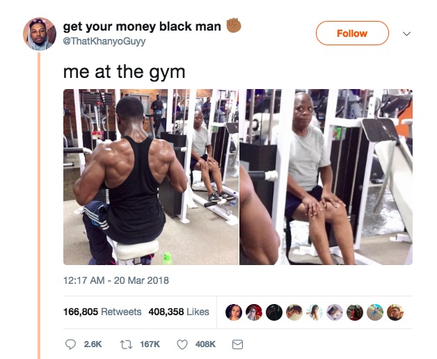samuel l jackson in the gym - get your money black man me at the gym 166,805 408,358 166,805 408,358 000 Cz