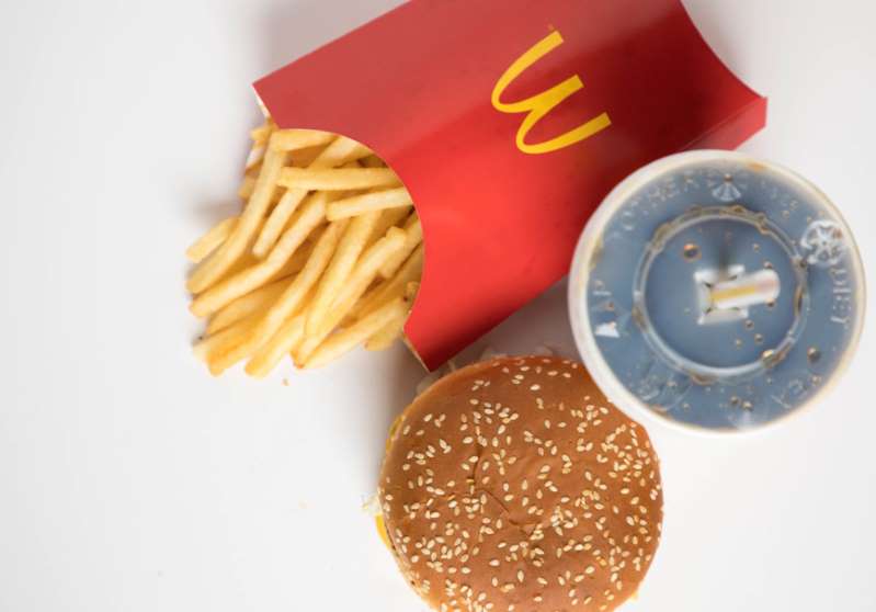 McDonald's may allow its customers to add or remove certain items, but keep in mind: the Quarter Pounder is advertised as a quarter-pound beef patty served with two slices of American cheese, slivered onions, and tangy pickles on a sesame seed bun. Customize it however you want, but you're charged for the entire order. Sounds pretty fair, right?