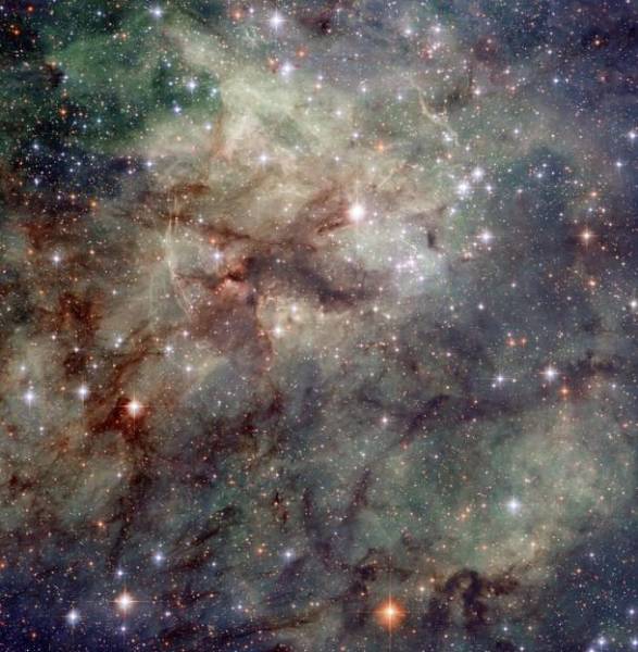 Tarantula Nebula-Consisting mostly of ionized hydrogen gas, this nebula located in the Large Magellanic Cloud is a place of extremes, and due to numerous supernova remnants, it’s one the brightest nebulae in our intergalactic neighborhood. Another fun fact – it’s home to the heaviest star on record.