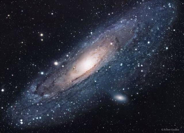 Andromeda Galaxy-No list of space pictures would be complete without one of our nearest galactic neighbors, the Andromeda Galaxy. One of the only things in the night sky outside of the Milky Way that is visible with the naked eye, it spans approximately 200,000 light years.