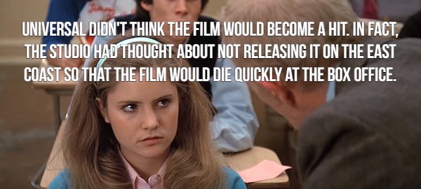 Awesome Facts About Fast Times At Ridgemont High