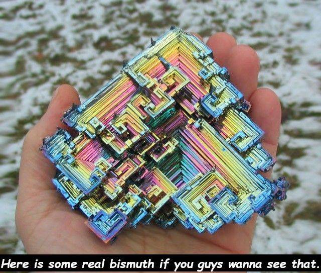 Photo of some real bismuth